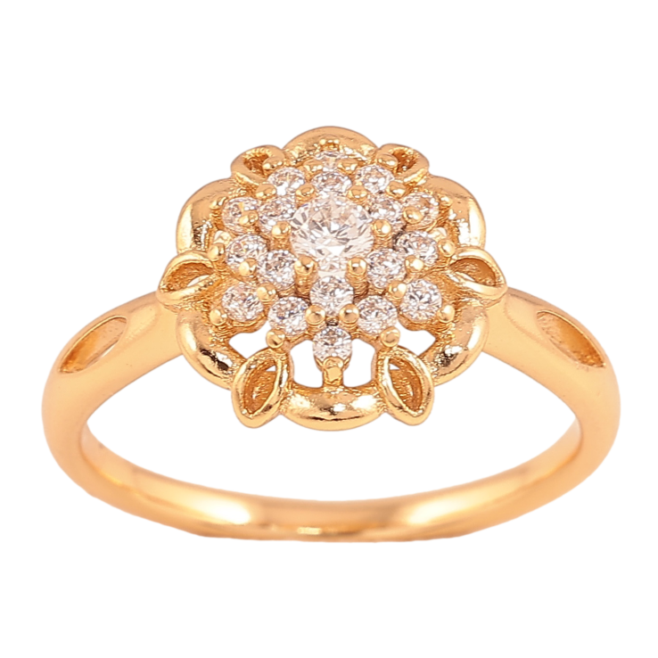 Каблучка Xuping колір Позолота 18K "Візерунок з кристалами" фото №17 Каблучка Xuping колір Позолота 18K "Візерунок з кристалами" фото №17