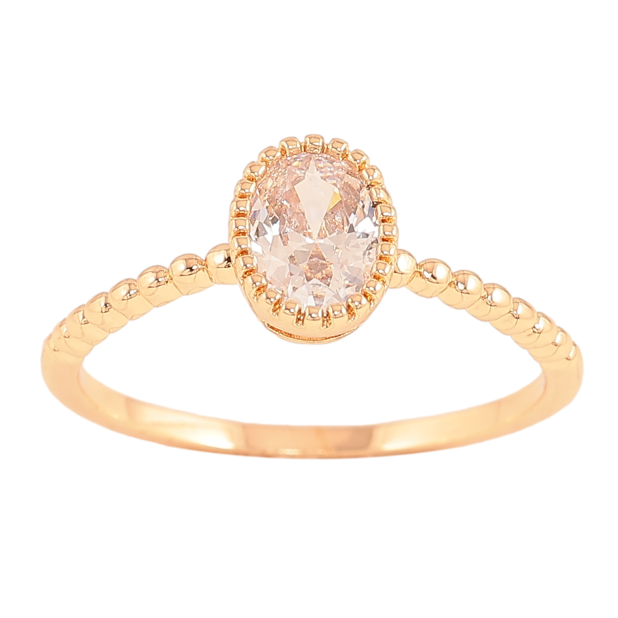 Кольцо Xuping цвет Позолота 18K "Кристалл на тонкой шинке" фото №1 Кольцо Xuping цвет Позолота 18K "Кристалл на тонкой шинке" фото №1