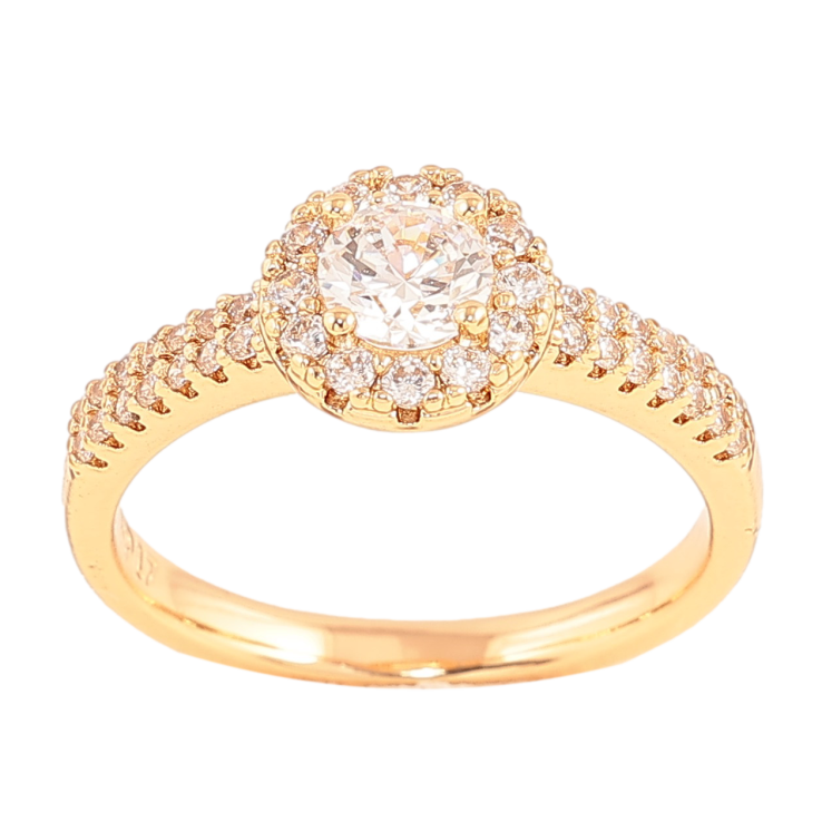 Кольцо Xuping цвет Позолота 18K "Узор с кристаллами" фото №12 Кольцо Xuping цвет Позолота 18K "Узор с кристаллами" фото №12