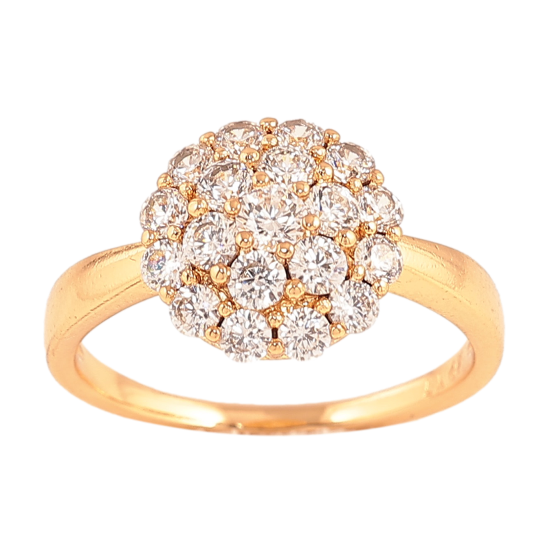 Каблучка Xuping колір Позолота 18K "Інкрустація кристалами" фото №1