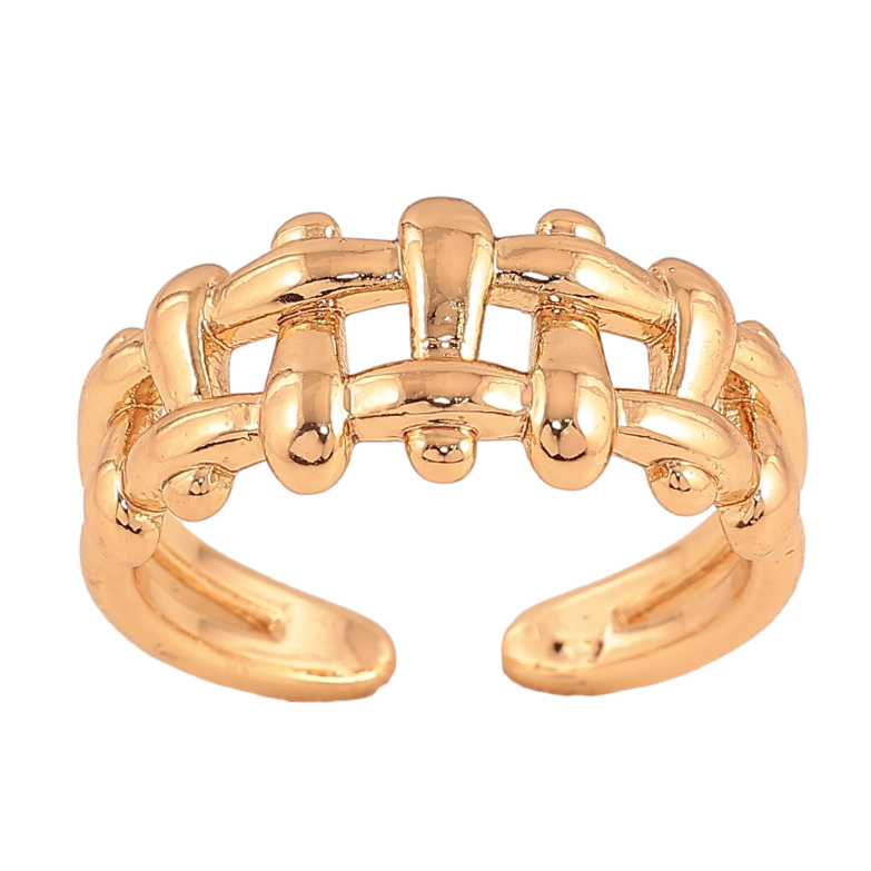 Кольцо Xuping цвет Позолота 18K "Декоративный узор" фото №1