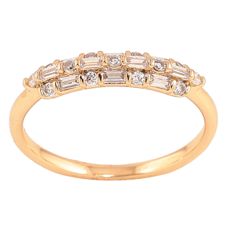 Кольцо Xuping цвет Позолота 18K "Узор с кристаллами" фото №1