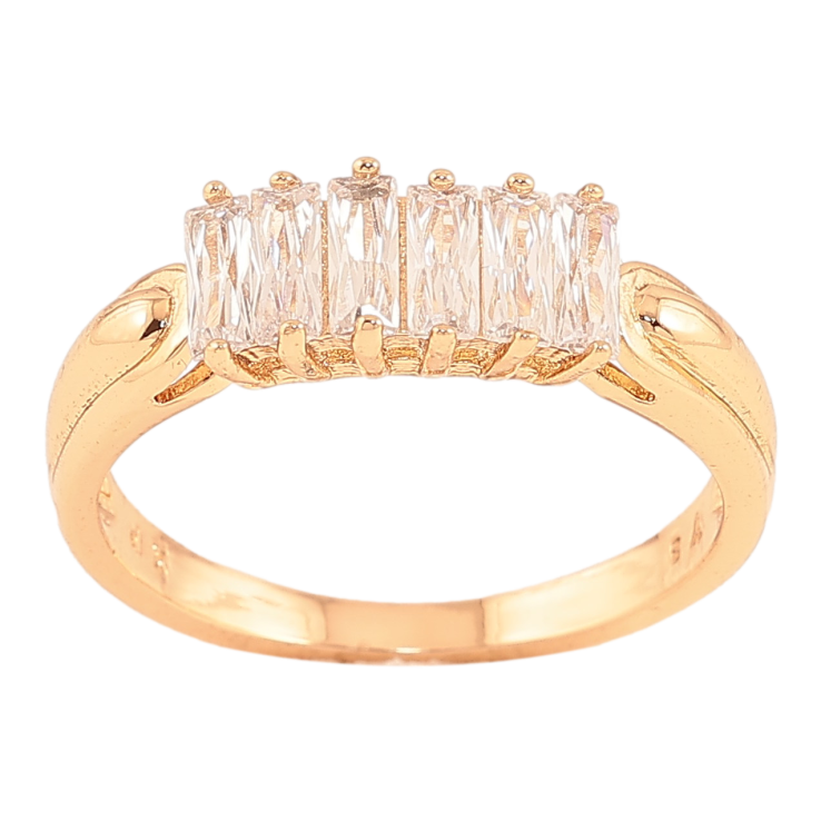 Каблучка Xuping колір Позолота 18K "Візерунок з кристалами" фото №7 Каблучка Xuping колір Позолота 18K "Візерунок з кристалами" фото №7