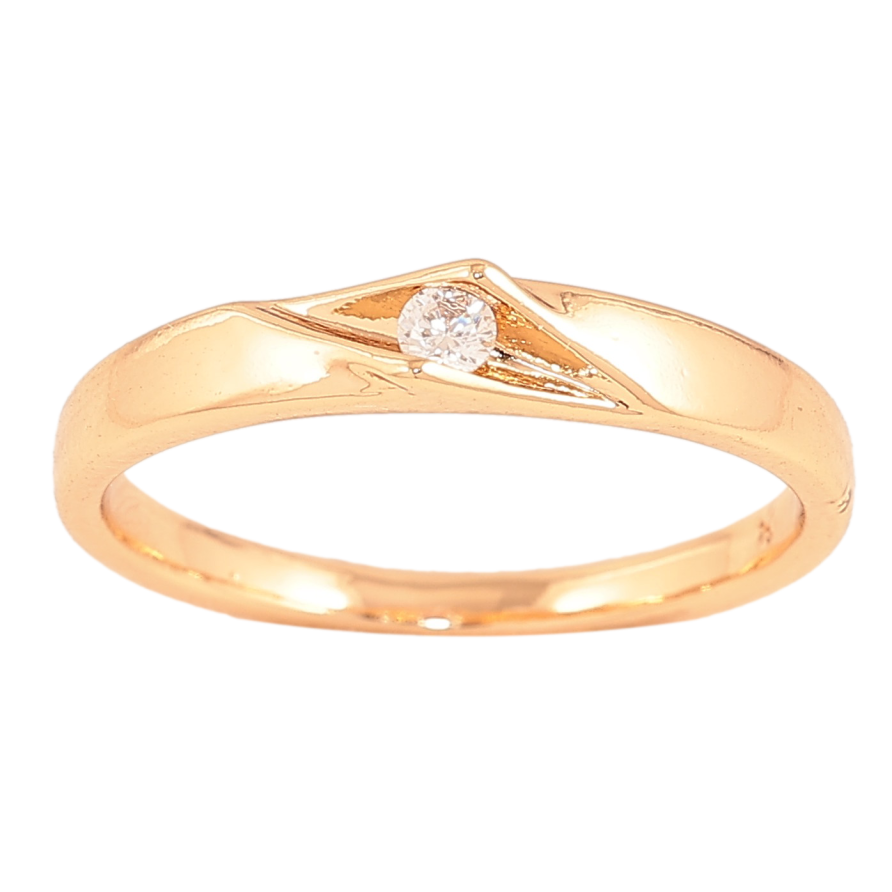 Каблучка Xuping колір Позолота 18K "Візерунок з кристалом" фото №1