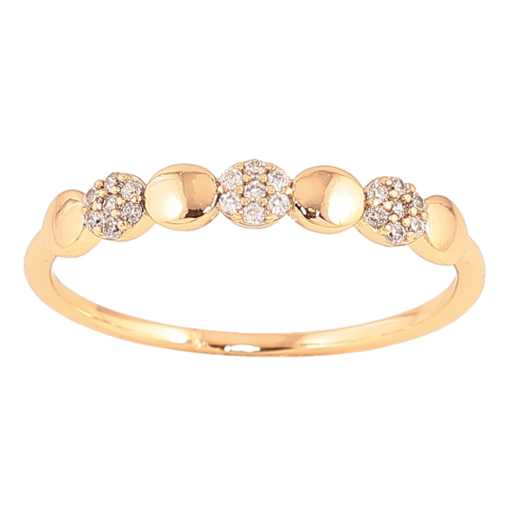 Каблучка Xuping колір Позолота 18K "Візерунок з кристалами" фото №19 Каблучка Xuping колір Позолота 18K "Візерунок з кристалами" фото №19