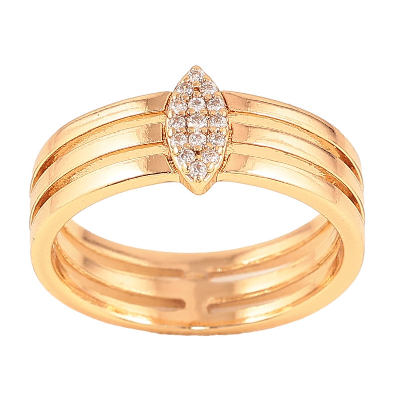 Кольцо Xuping цвет Позолота 18K "Узор с кристаллами" фото №1 Кольцо Xuping цвет Позолота 18K "Узор с кристаллами" фото №1