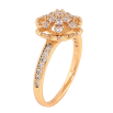 Кольцо Xuping цвет Позолота 18K "Цветок с кристаллами" фото №2 Кольцо Xuping цвет Позолота 18K "Цветок с кристаллами" фото №2