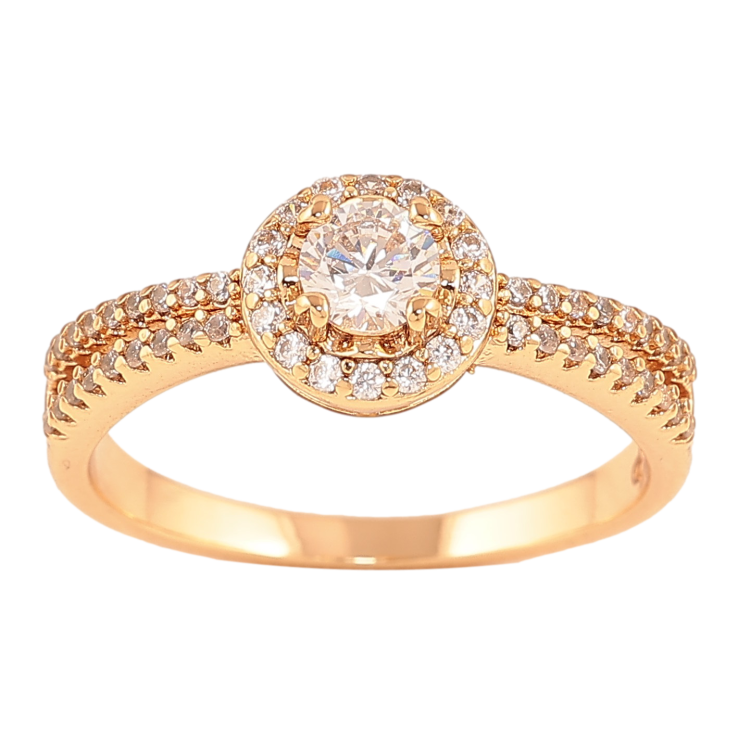 Кольцо Xuping цвет Позолота 18K "Узор с кристаллами" фото №16 Кольцо Xuping цвет Позолота 18K "Узор с кристаллами" фото №16
