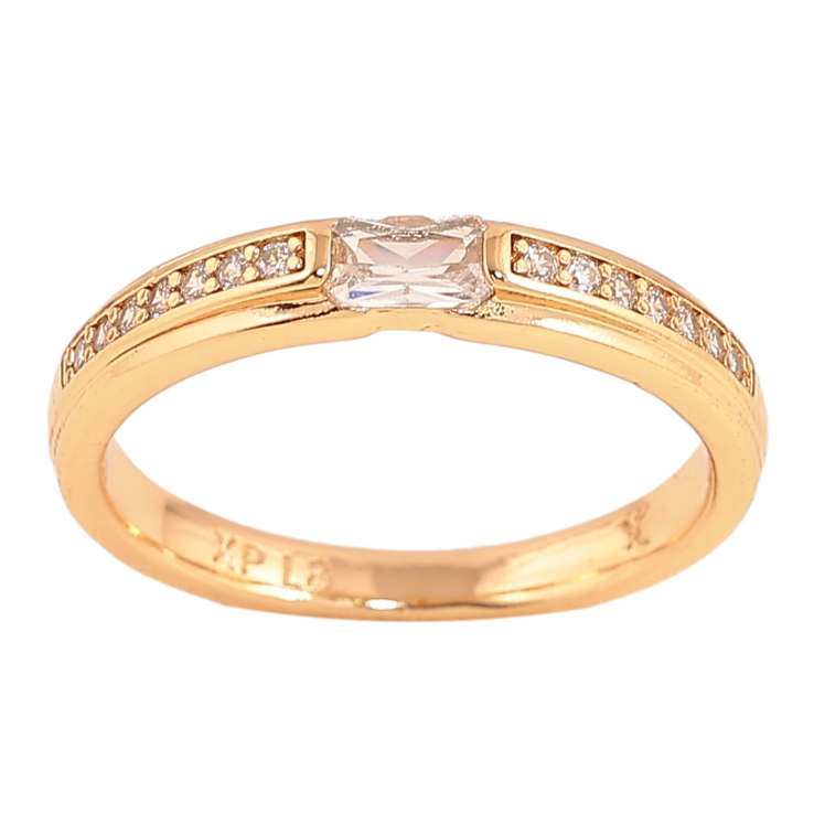 Кольцо Xuping цвет Позолота 18K "Узор с кристаллами" фото №14 Кольцо Xuping цвет Позолота 18K "Узор с кристаллами" фото №14