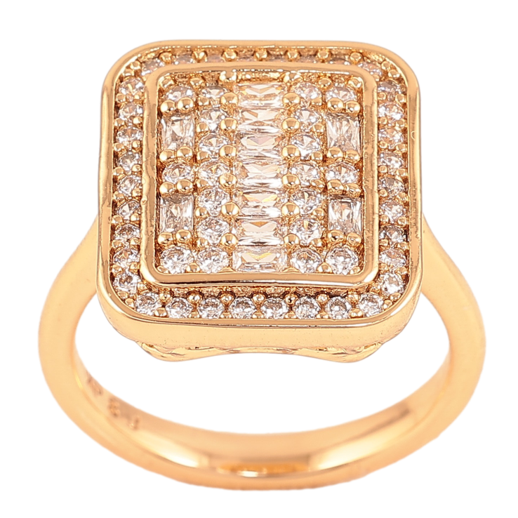 Кольцо Xuping цвет Позолота 18K "Инкрустация кристаллами" фото №12 Кольцо Xuping цвет Позолота 18K "Инкрустация кристаллами" фото №12