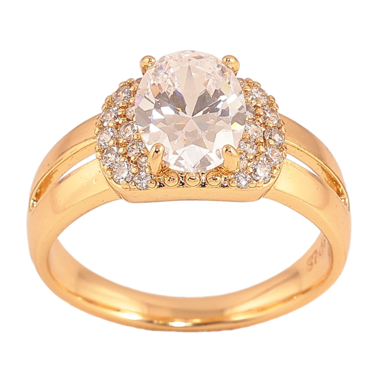 Кольцо Xuping цвет Позолота 18K "Узор с кристаллами" фото №25 Кольцо Xuping цвет Позолота 18K "Узор с кристаллами" фото №25