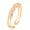 Кольцо Xuping цвет Позолота 18K "Узор с кристаллами" фото №2 Кольцо Xuping цвет Позолота 18K "Узор с кристаллами" фото №2