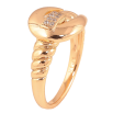 Кольцо Xuping цвет Позолота 18K "Узор с кристаллами" фото №2 Кольцо Xuping цвет Позолота 18K "Узор с кристаллами" фото №2