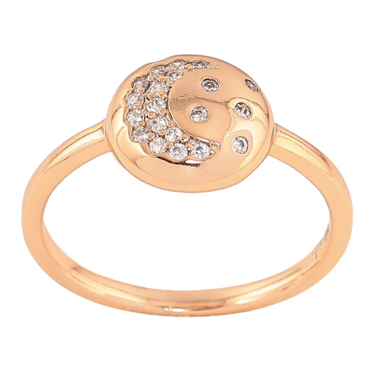 Кольцо Xuping цвет Позолота 18K "Узор с кристаллами"  фото №13