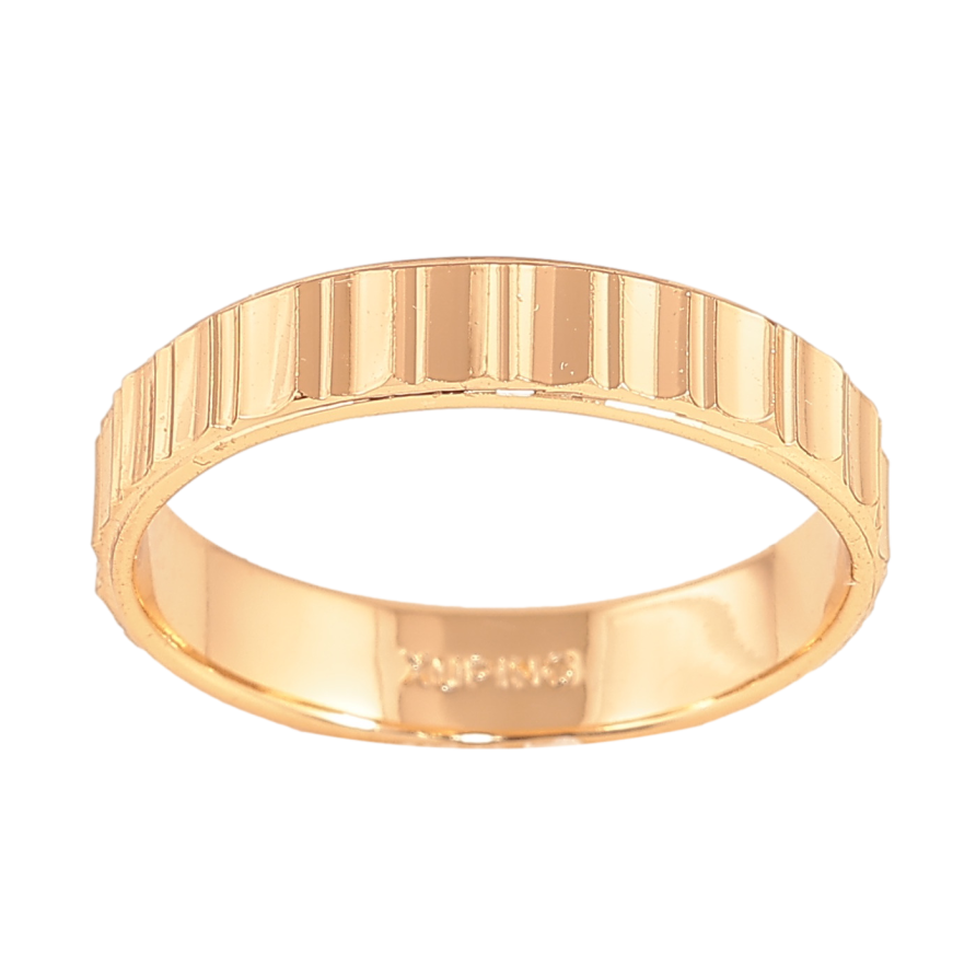 Каблучка Xuping колір Позолота 18K "Декоративний візерунок" шир. 4мм фото №1