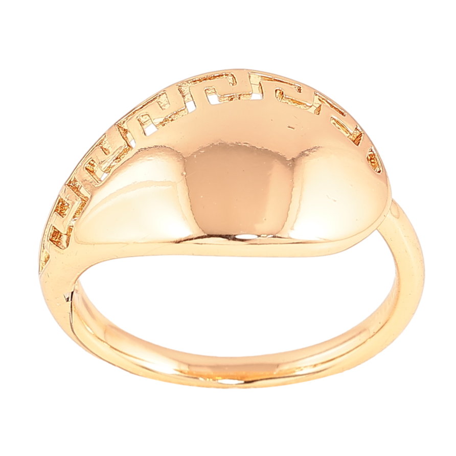 Кольцо Xuping цвет Позолота 18K "Греческий узор" фото №1