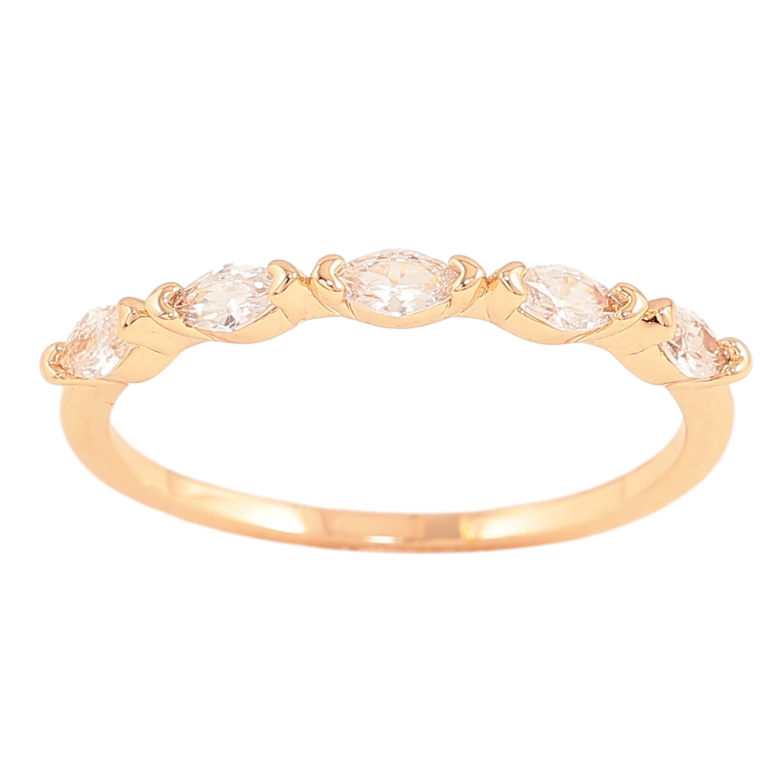 Каблучка Xuping колір Позолота 18K "Візерунок з кристалами" фото №5 Каблучка Xuping колір Позолота 18K "Візерунок з кристалами" фото №5