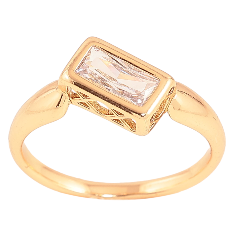 Каблучка Xuping колір Позолота 18K "Кристал" фото №1