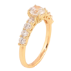 Кольцо Xuping цвет Позолота 18K "Узор с кристаллами"  фото №2