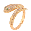 Кольцо Xuping цвет Позолота 18K "Змея с инкрустацией кристаллами" фото №2