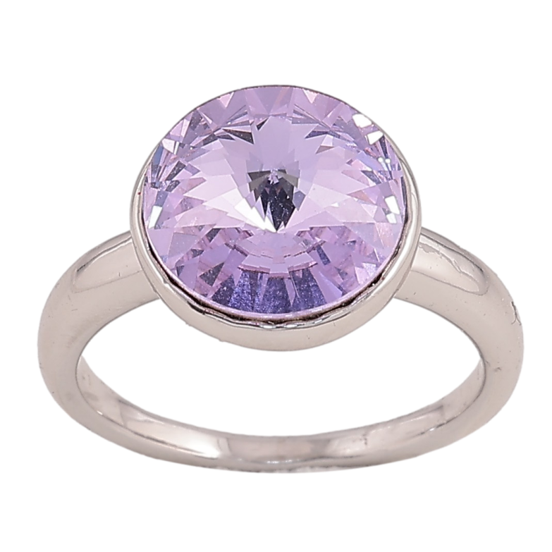 Кольцо Xuping цвет Родий с кристаллами Swarovski "Кристалл Tanzanite" ø 12мм фото №1 Кольцо Xuping цвет Родий с кристаллами Swarovski "Кристалл Tanzanite" ø 12мм фото №1