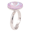 Каблучка Xuping колір Родій із кристалами Swarovski "Кристал Lavender Delite, ø 14мм" фото №4 Каблучка Xuping колір Родій із кристалами Swarovski "Кристал Lavender Delite, ø 14мм" фото №4