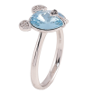 Каблучка Xuping колір Родій із кристалами Swarovski "Ведмедик кристал Aquamarine" фото №4 Каблучка Xuping колір Родій із кристалами Swarovski "Ведмедик кристал Aquamarine" фото №4