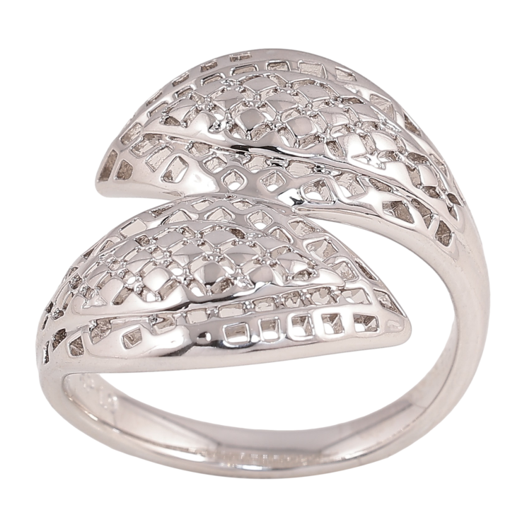 Кольцо Xuping цвет Родий "Декоративный узор" фото №6 Кольцо Xuping цвет Родий "Декоративный узор" фото №6