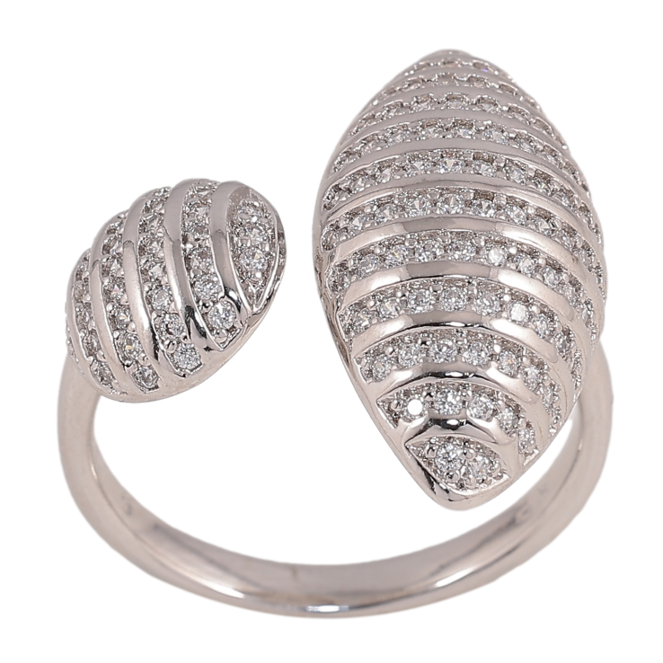 Кольцо Xuping цвет Родий "Инкрустация кристаллами" фото №24 Кольцо Xuping цвет Родий "Инкрустация кристаллами" фото №24