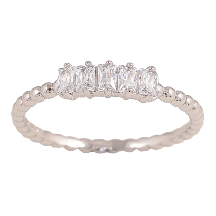 Кольцо Xuping цвет Родий "Дорожка кристаллов" фото №13 Кольцо Xuping цвет Родий "Дорожка кристаллов" фото №13