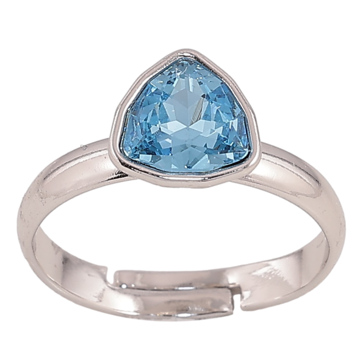 Каблучка Xuping колір Родій з кр-ми Swarovski "Кристал Aquamarine" фото №22 Каблучка Xuping колір Родій з кр-ми Swarovski "Кристал Aquamarine" фото №22