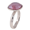 Каблучка Xuping колір Родій з кр-ми Swarovski "Кристал Burgundy" 14х14мм фото №2 Каблучка Xuping колір Родій з кр-ми Swarovski "Кристал Burgundy" 14х14мм фото №2