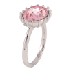 Каблучка Xuping колір Родій з кр-ми Swarovski "Кристал Light Rose" фото №2 Каблучка Xuping колір Родій з кр-ми Swarovski "Кристал Light Rose" фото №2