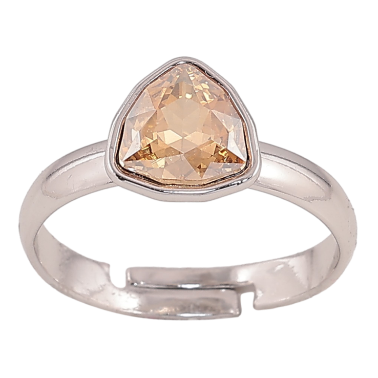 Каблучка Xuping колір Родій з кр-ми Swarovski "Кристал Golden Shadow" фото №23 Каблучка Xuping колір Родій з кр-ми Swarovski "Кристал Golden Shadow" фото №23