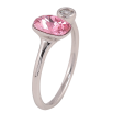 Каблучка Xuping колір Родій з кр-ми Swarovski "Кристал Rose" фото №4 Каблучка Xuping колір Родій з кр-ми Swarovski "Кристал Rose" фото №4
