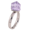 Каблучка Xuping колір Родій з кр-ми Swarovski "Кристальний куб Tanzanite, 8х8мм" фото №2 Каблучка Xuping колір Родій з кр-ми Swarovski "Кристальний куб Tanzanite, 8х8мм" фото №2