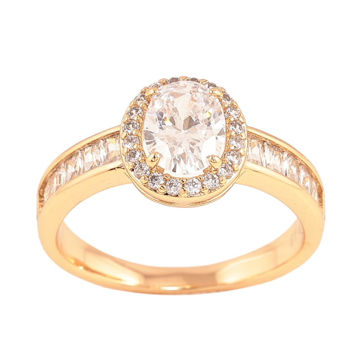 Кольцо Xuping цвет позолота 18K узор с кристаллами фото №6 Кольцо Xuping цвет позолота 18K узор с кристаллами фото №6