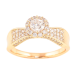 Кольцо Xuping цвет позолота 18K инкрустация кристаллами фото №1 Кольцо Xuping цвет позолота 18K инкрустация кристаллами фото №1