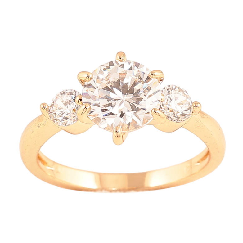 Кольцо Xuping цвет позолота 18K узор с кристаллами фото №5 Кольцо Xuping цвет позолота 18K узор с кристаллами фото №5