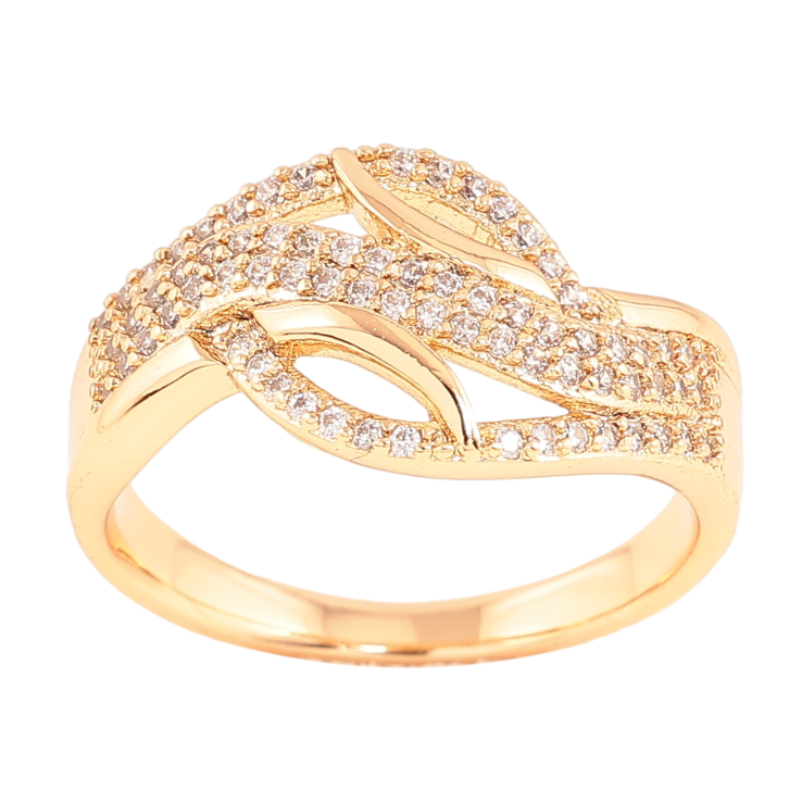 Каблучка Xuping колір позолота 18K візерунок з кристалами фото №16 Каблучка Xuping колір позолота 18K візерунок з кристалами фото №16