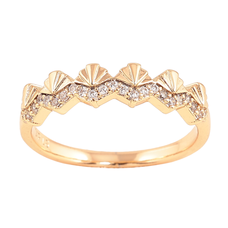 Каблучка Xuping колір позолота 18K візерунок з кристалами фото №15 Каблучка Xuping колір позолота 18K візерунок з кристалами фото №15