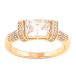 Кольцо Xuping цвет позолота 18K узор с кристаллами фото №1 Кольцо Xuping цвет позолота 18K узор с кристаллами фото №1
