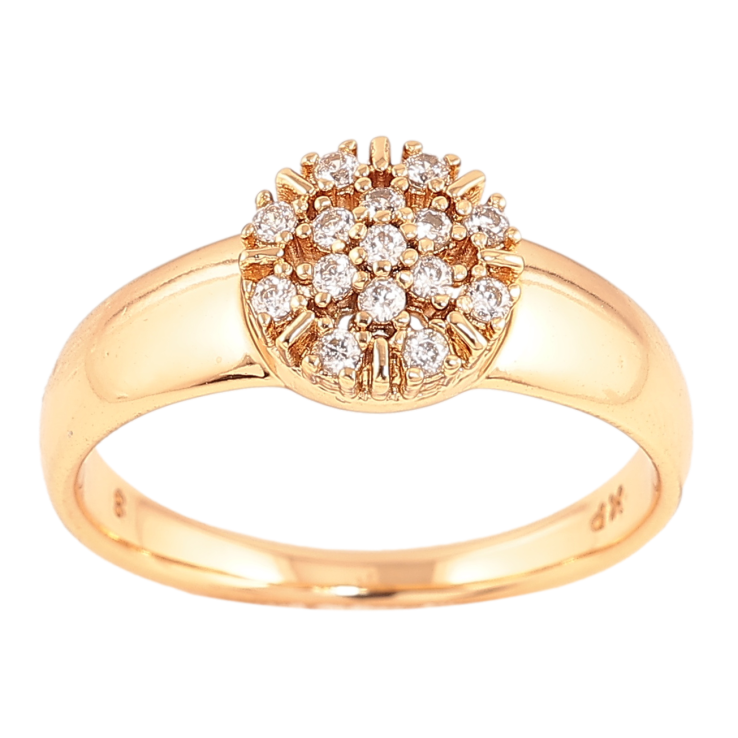 Каблучка Xuping колір позолота 18K візерунок з кристалами фото №25 Каблучка Xuping колір позолота 18K візерунок з кристалами фото №25