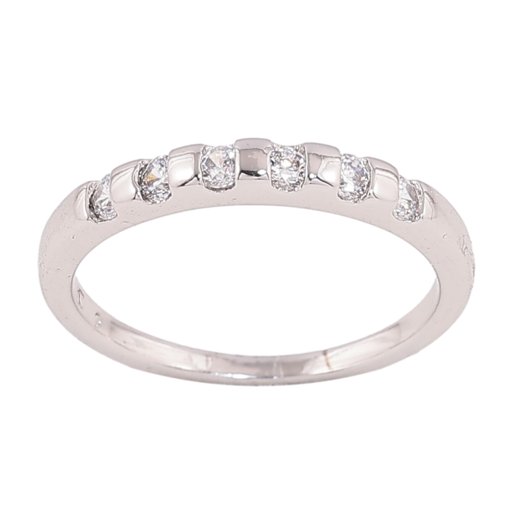 Каблучка Xuping колір родій візерунок з кристалами фото №18 Каблучка Xuping колір родій візерунок з кристалами фото №18