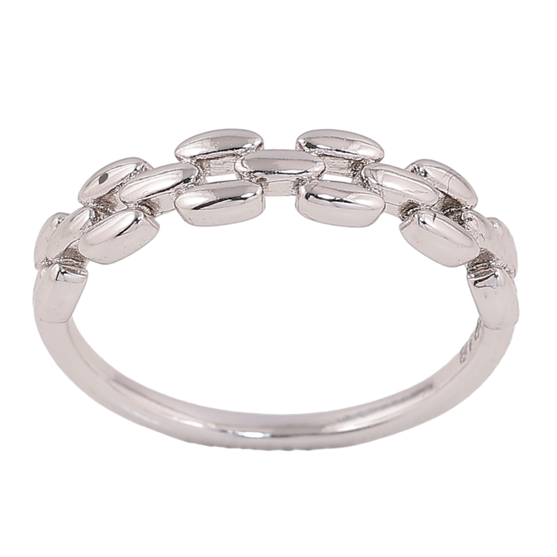 Кольцо Xuping цвет родий декоративный узор фото №1