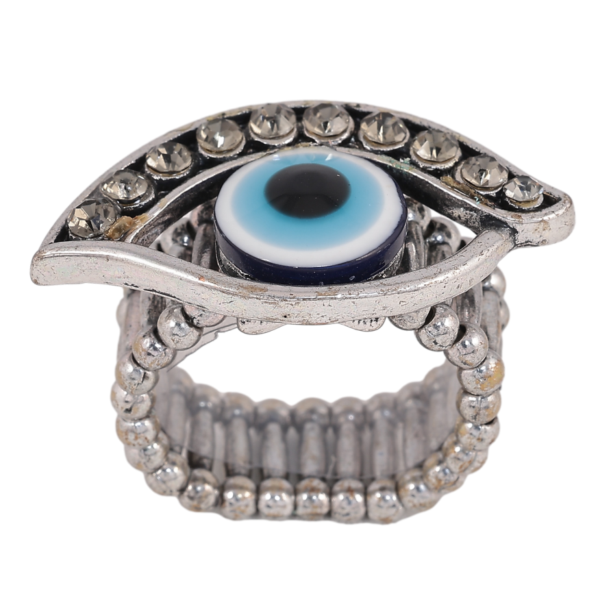 Каблучка на гумці "Око" вільний розмір від 18 фото №1