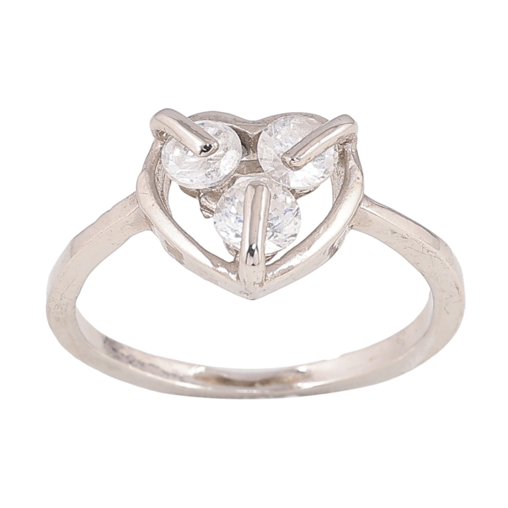 Каблучка "Серце зі стразами" р. 17.5 фото №24