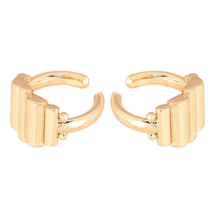 Сережки Xuping M&L колір 18К кафи "Декоративний візерунок" фото №2