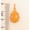 Кулон Xuping колір Позолота 18K "Крапелька з жовтим каменем" для ланцюжка до 5мм фото №2