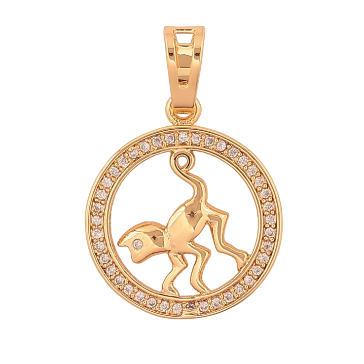 Кулон Xuping колір Позолота 18K "Мавпочка" для ланцюжка до 5мм (Залитий камінь!) фото №16